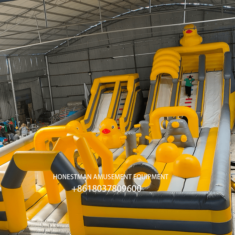 bouncy castle with slide