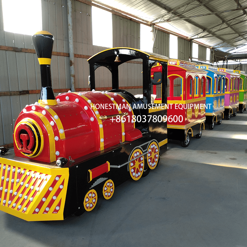 trackless train ride trackless train ride