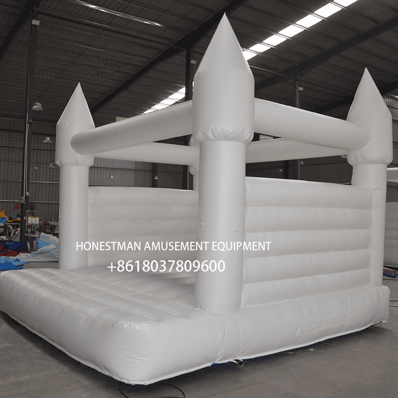 inflatable castle white