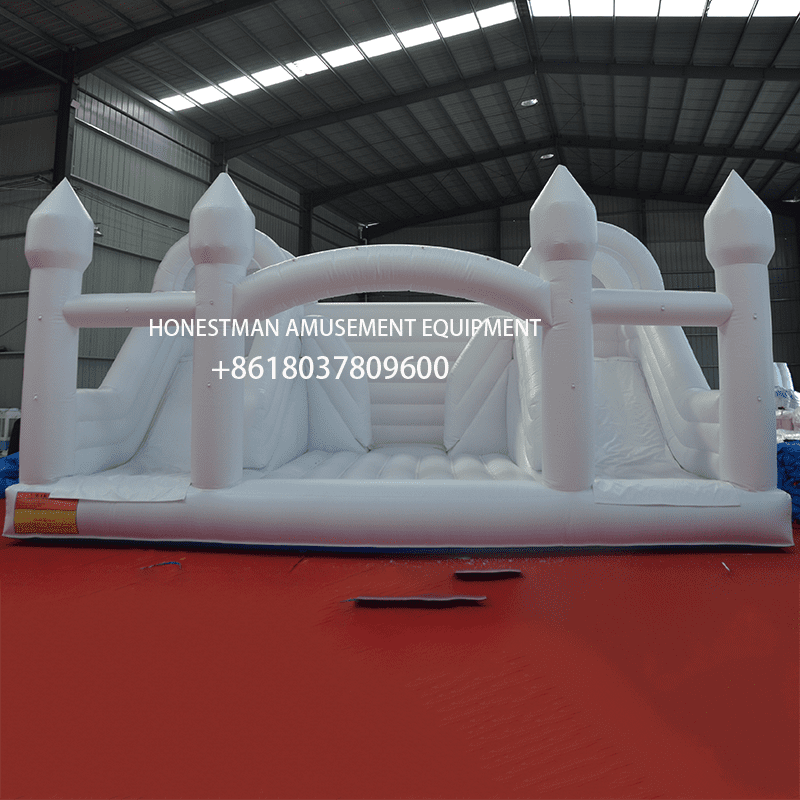 inflatable slide white