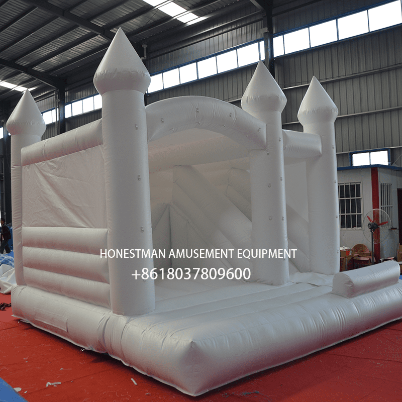 bouncy castle white