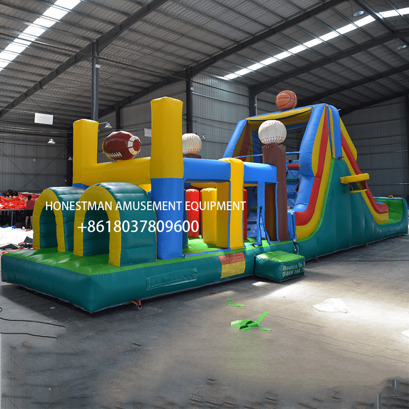 bouncy obstacle course