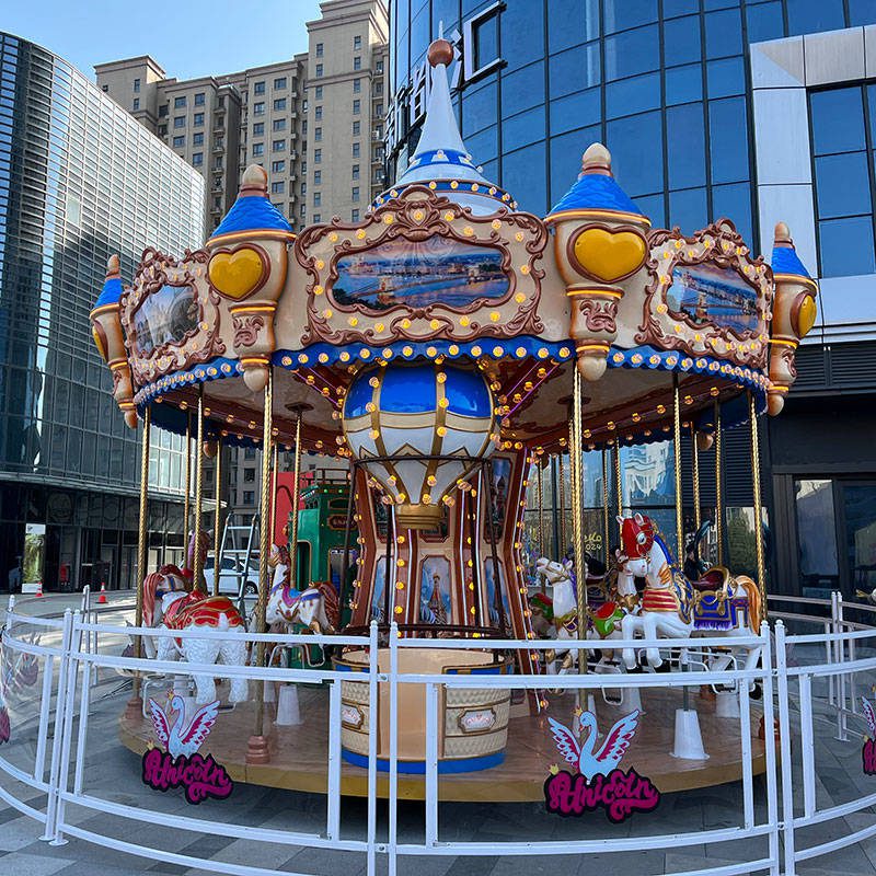 16 Seats carousel for children and adults - HONESTMAN AMUSEMENT EQUIPMENT