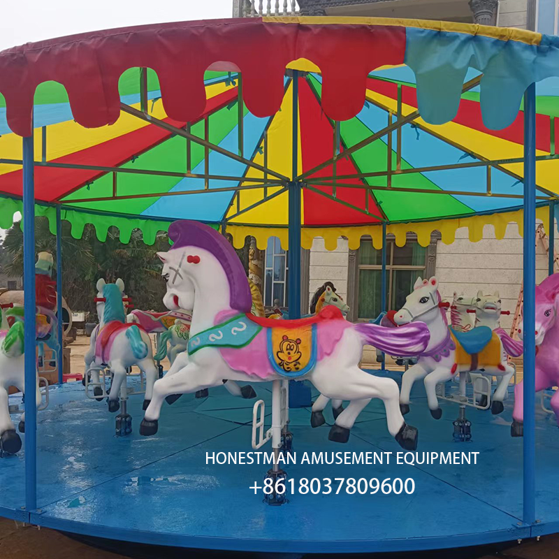 Simple carousel - HONESTMAN AMUSEMENT EQUIPMENT