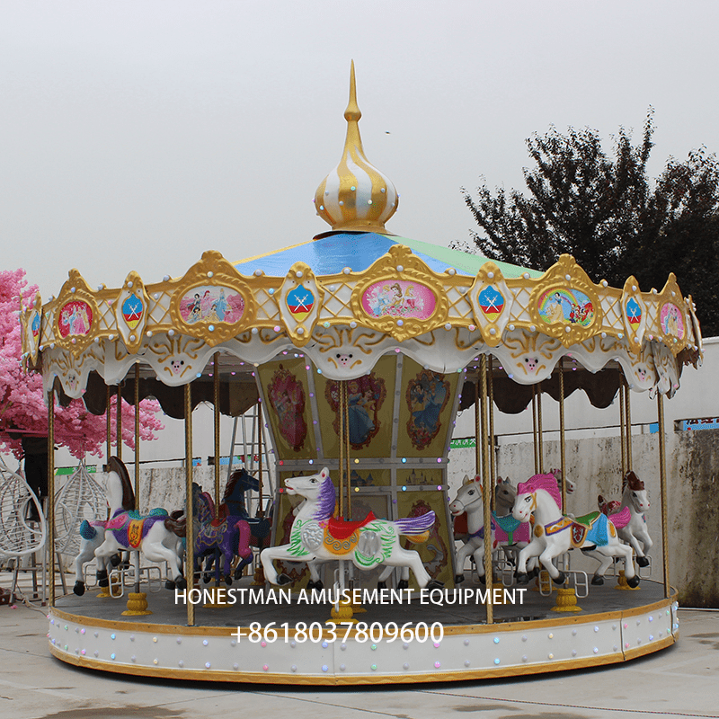 carousel ride for kids - HONESTMAN AMUSEMENT EQUIPMENT