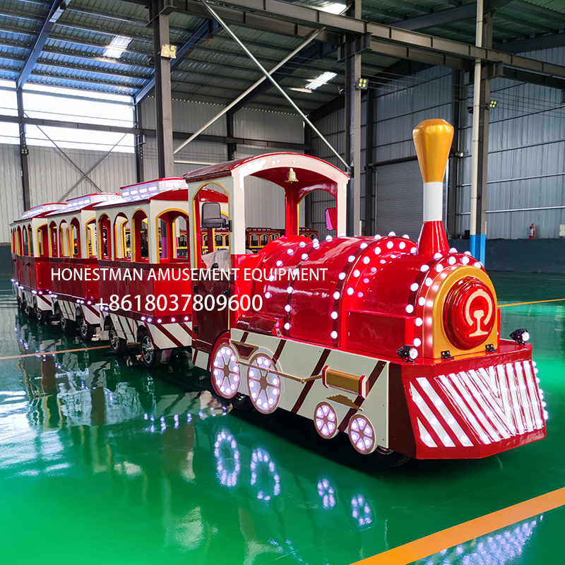 trackless train ride trackless train ride