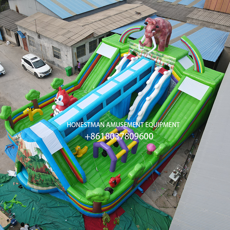 inflatable castle with slide inflatable castle with slide