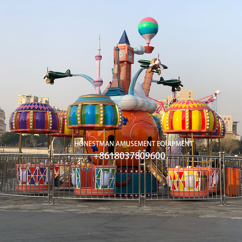 self control plane theme park ride